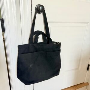 Black tote bag